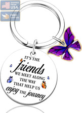 Butterfly Keychains for Women Best Friend Keychain Valentines Day Butterfly