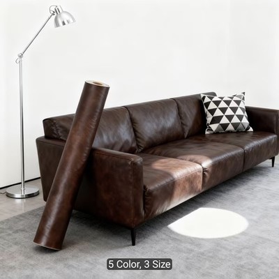 (80cm x 500cm) PU Leder Reparatur Flicken Selbstklebend Zum Selbermachen Sofa Sitz Auto Schutz