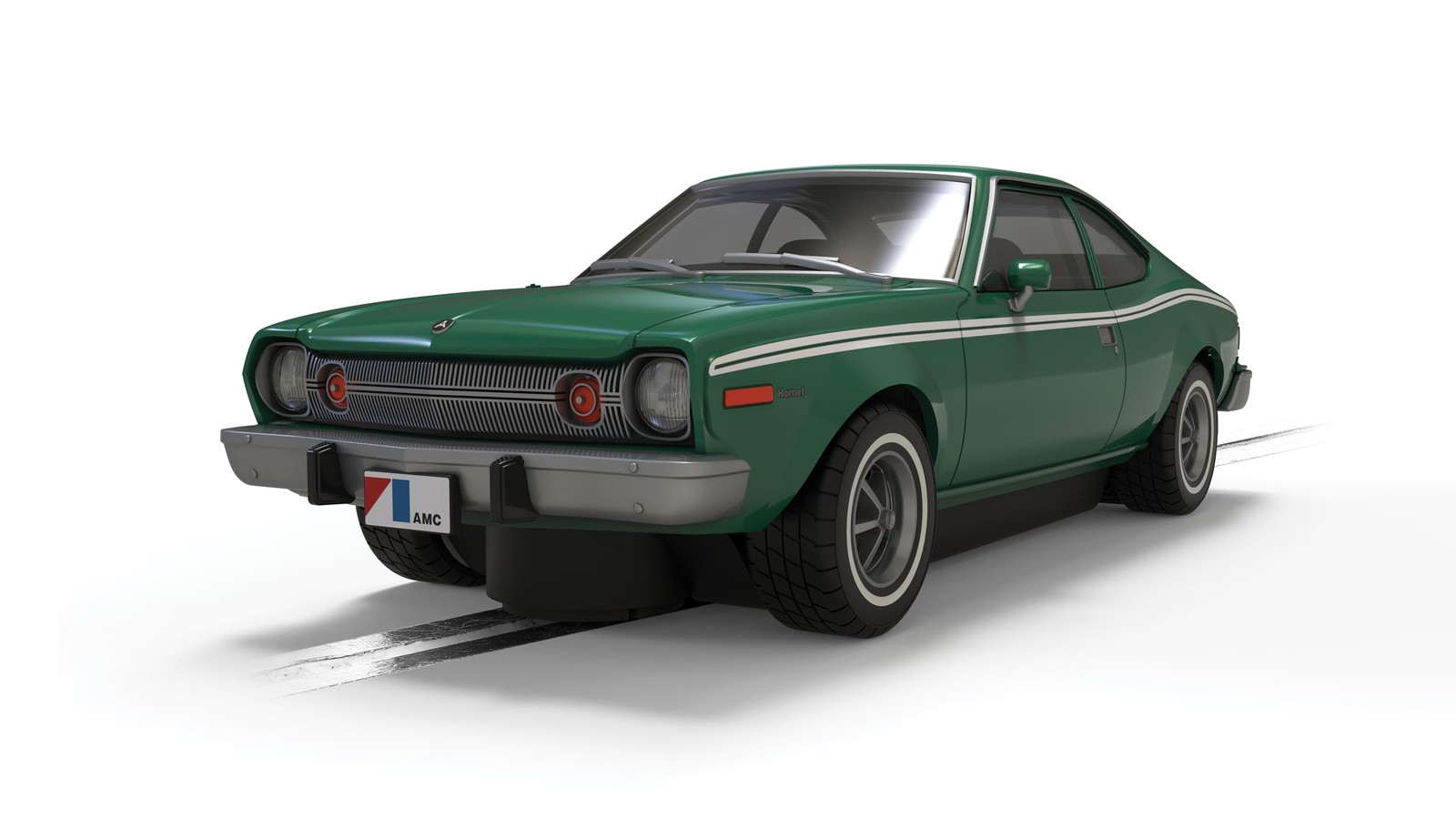 Scalextric C4538 AMC Hornet - Зеленые автомобили - США/Классические для детей старше 3 лет
