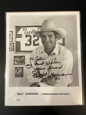 Walt Garrison Auto Autograph Signed 8x10 Photograph JSA COA Cowboys