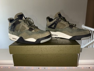  Air Jordan 4 Retro SE Craft Medium Olive Men's Athletic Shoes FB9927-200 7.5 