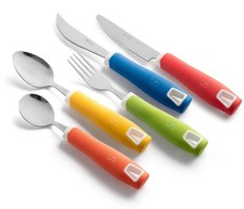 Adaptive Utensils 5 Piece Kitchen Set Wide Non Weighted Hand Tremors Arthritis