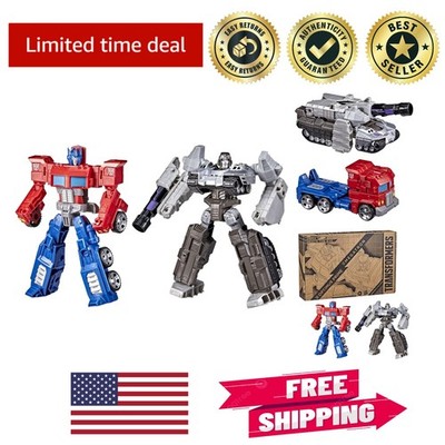 Collectible Optimus Prime & Megatron 7-Inch Figures - Epic Play for Ages 6+
