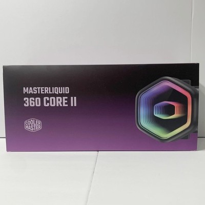 Cooler Master 360 Core II Liquid CPU AIO Cooler   360mm Radiator, 3X ARGB PWM