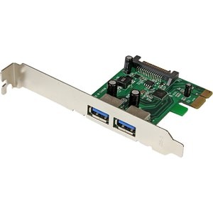 Startech 2 Port Pci Express Pcie Superspeed Usb 3.0 Card Adapter With Uasp Sata