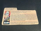 gi joe lot File Card 1983 Destro Great Condition Clean Card