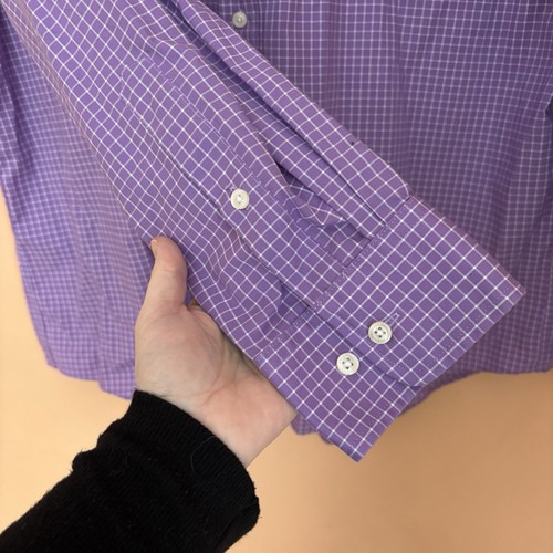 Lauren Ralph Lauren Men’s Shirt Purple Plaid XL 34/35 - Bild 9 von 15