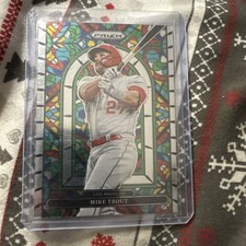 2022 Panini Prizm - Stained Glass Mike Trout #SG-5 Silver Prizm