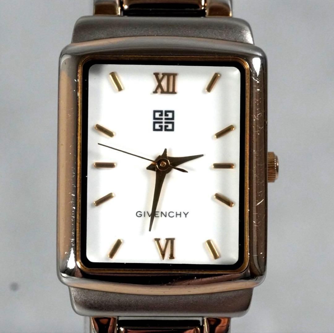 Givenchy Rectangular Watch Quartz Two-Tone Silver… - image 4