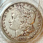 1878 P Morgan Silver Dollar Ungraded Silver Coin 7 Tail Feathers- P Mint -  B2-1
