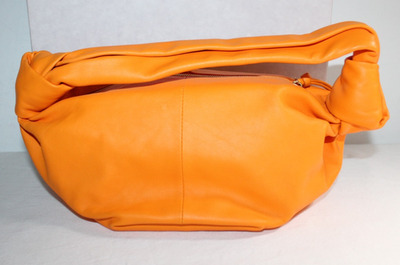 Bottega Veneta Shoulder Bag Orange Leather Bottega Veneta Orange Intrecciato Turn Pouch Hobo Shoulder  main image 3