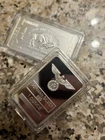☘️( 2 Count )  1 Oz German Silver Bars Iron Eagle And BUFFALO ☘️