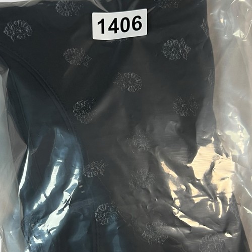 J.Jill Perfect Pima Damen Langarmshirt schwarz grau Blumen M Medaillon - Bild 9 von 9