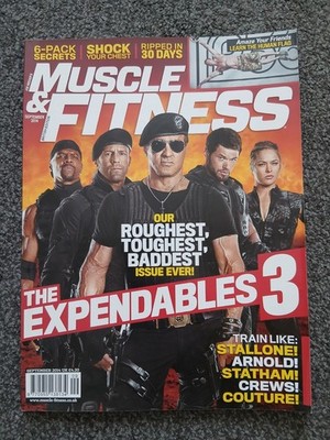 Muscle & Fitness Bodybuilding Magazine Stallone Arnold Stratham September 2014