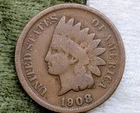 1908 1C BN Indian Cent