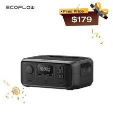 EcoFlow RIVER 3 Portable Power Station 245Wh LiFePO4 Solar Generator for Outdoor