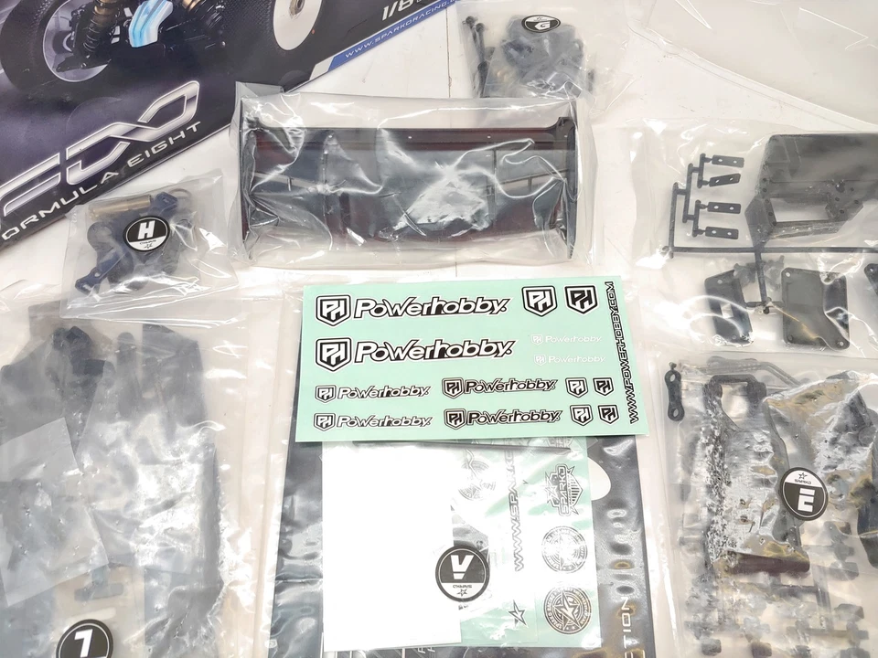 Powerhobby / Sparko F8 1/8 4x4 Nitro Buggy Kit - F80001 - Neu Open Box - Bild 3 von 4