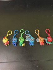 American Heart Association Kids Heart Challenge Rubber 4 Keychains Lot Of 6