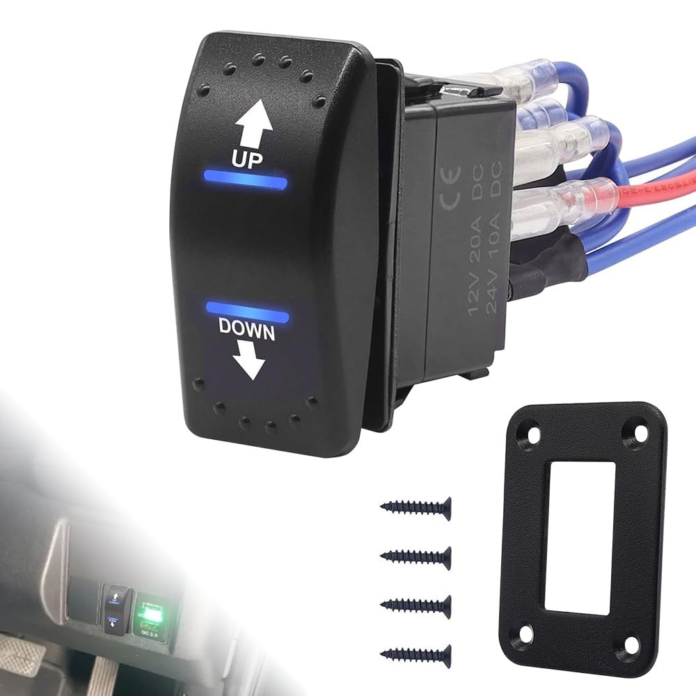 Riisoyu Interruttore momentaneo a levetta 7 pin, Interruttore a (b6U)