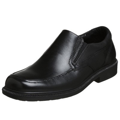 Hush Puppies Men's Leverage Slip-On,Black,8 EW US