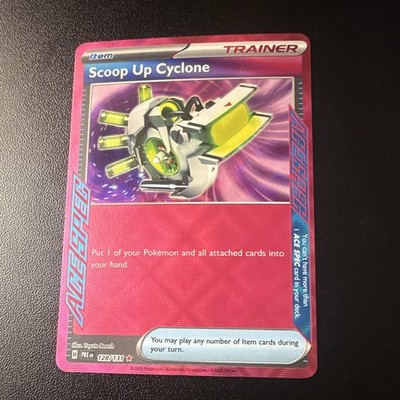 Scoop Up Cyclone 128/131 Sv: Prismatic Evolutions ACE SPEC Holo ENG
