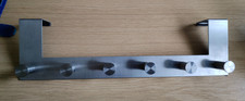 IKEA Grundtal Stainless Steel Over Door Hanger. 6 Hooks. Foam backed