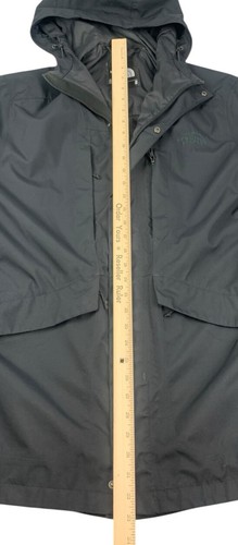 The North Face Men's Hooded Rain Jacket El Misti Trench II Black Size Medium - Picture 12 of 16
