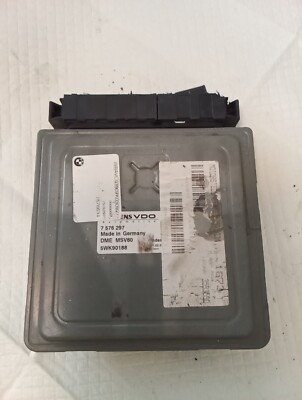 07-09 BMW 3, 5 Series Engine Computer Module ECM ECU 7576297 OEM DME MSV80