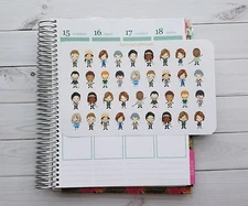 The Walking Dead, Zombie Planner Stickers- Perfect For Any Planner- Erin Condren