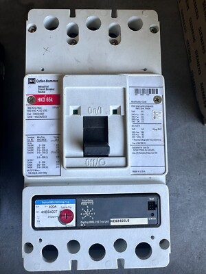 CUTLER HAMMER HKD3400F 600V  400A RMS 310 RATING PLUG 3 PHASE