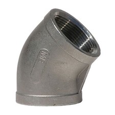 Merit Brass K602-08 Stainless Steel 316 Cast Pipe Fitting 45 Degree Elbow Class