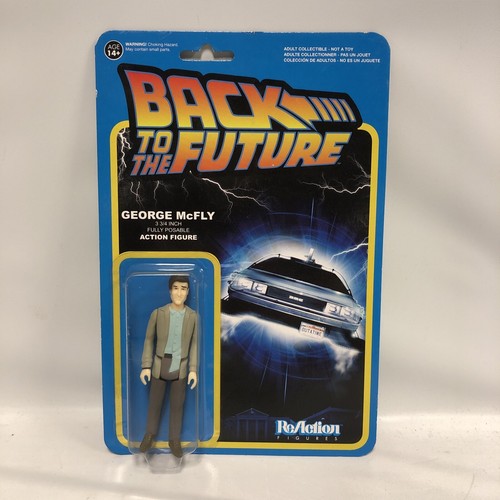 Back to the Future ReAction Funko Super7 Figure Set (Marty, George, Doc, Biff) - Picture 5 of 10