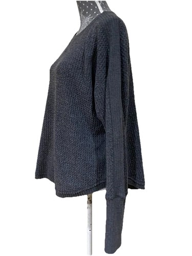 Project Social T Top Womens Gray Pullover Long Sleeve Sz M Soft Comfy Oversized - 第 12/13 張圖片