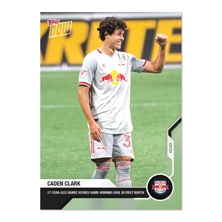 3 Card Rookie Pack CADEN CLARK RC #34 #39 #56 Topps Now MLS Soccer 2020 Leipzig - Image 2 of 4