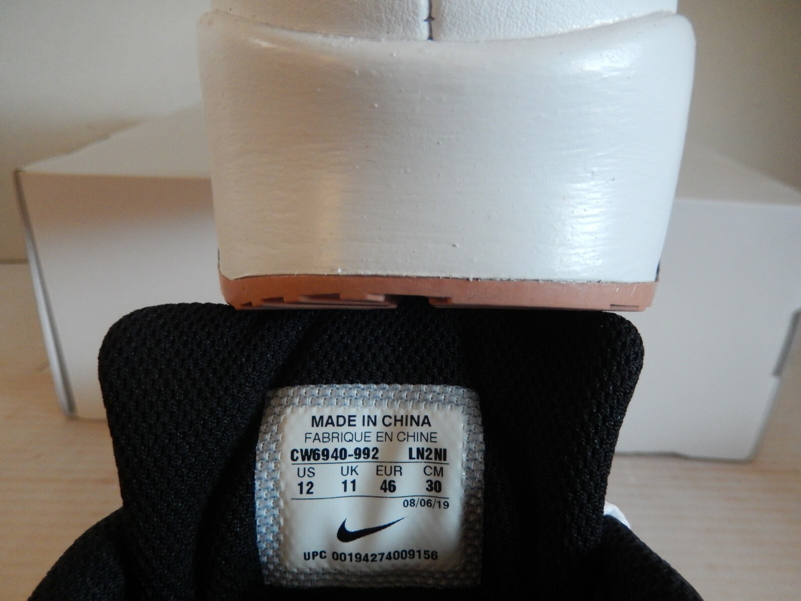 NIKE AIR MAX 90 ID WHITE-BROWN-BLACK SZ 12 