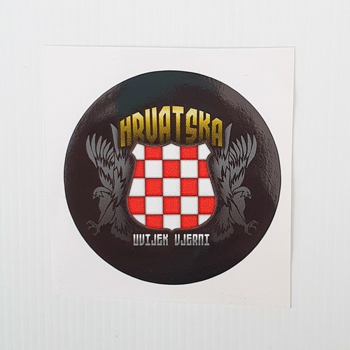 CROATIA Stickers HRVATSKA 16 different designs Brand New - Uvijek Vjerni - Picture 3 of 3