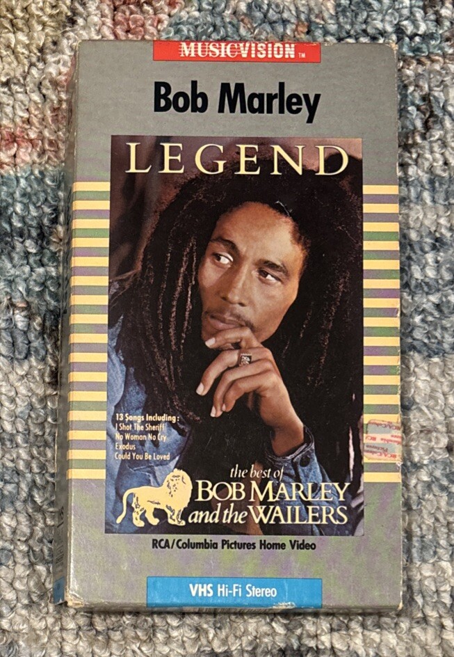 Bob Marley Legend (VHS, and 1984 RCA) rare music visions | eBay