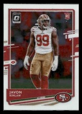 2020 Donruss Optic #115 Javon Kinlaw Rookie San Francisco 49ers