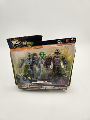 Ben 10 Ultimate Alien Nanomech & Ultimate Spidermonkey Mini Figures 2-Pack New