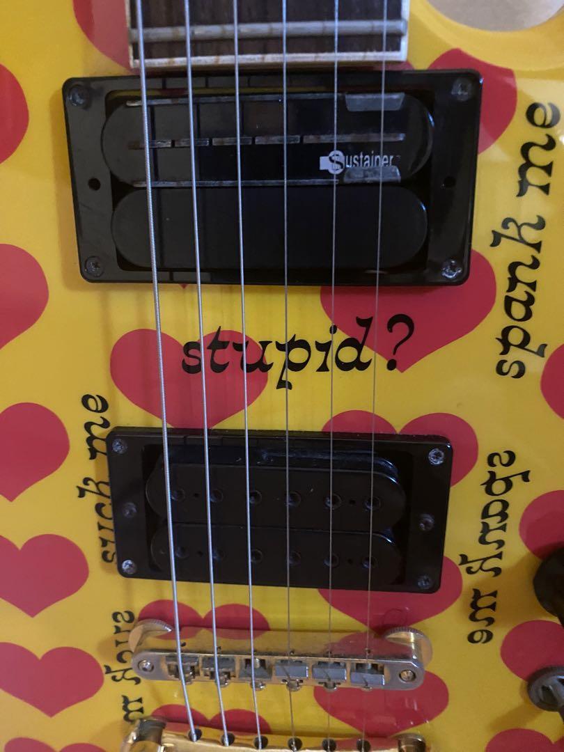 ギター Burny YH-JR/HY Jr. hide Mini Guitar Burny YH-JR/HY Jr. hide Mini Guitar