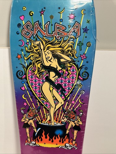 Santa Cruz Salba Witch Doctor Skateboard 30th Anniversary 10.4”x32” Deck New! - Picture 2 of 9