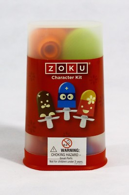 New Zoku 17 Piece Character Kit Plus a Convenient Storage Case Free Shipping
