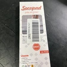 Secopad Patented Anti Slip Safety Shower Bathtub  Stickers 24 PCS W. Scraper