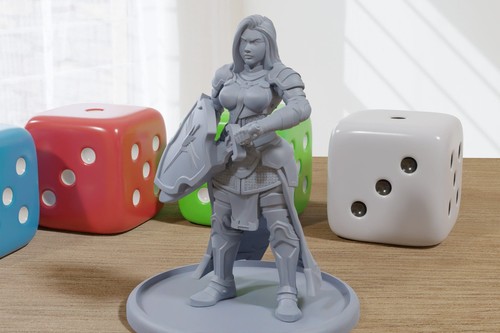 Minifigurine Le Voisin De La Bête Imprimée 3D - Pour Jeux De Rôle Ou Collection