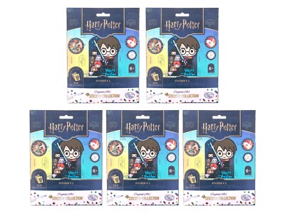 Lot of (5) Craft Buddy Harry Potter Crystal Art Sticker Packs