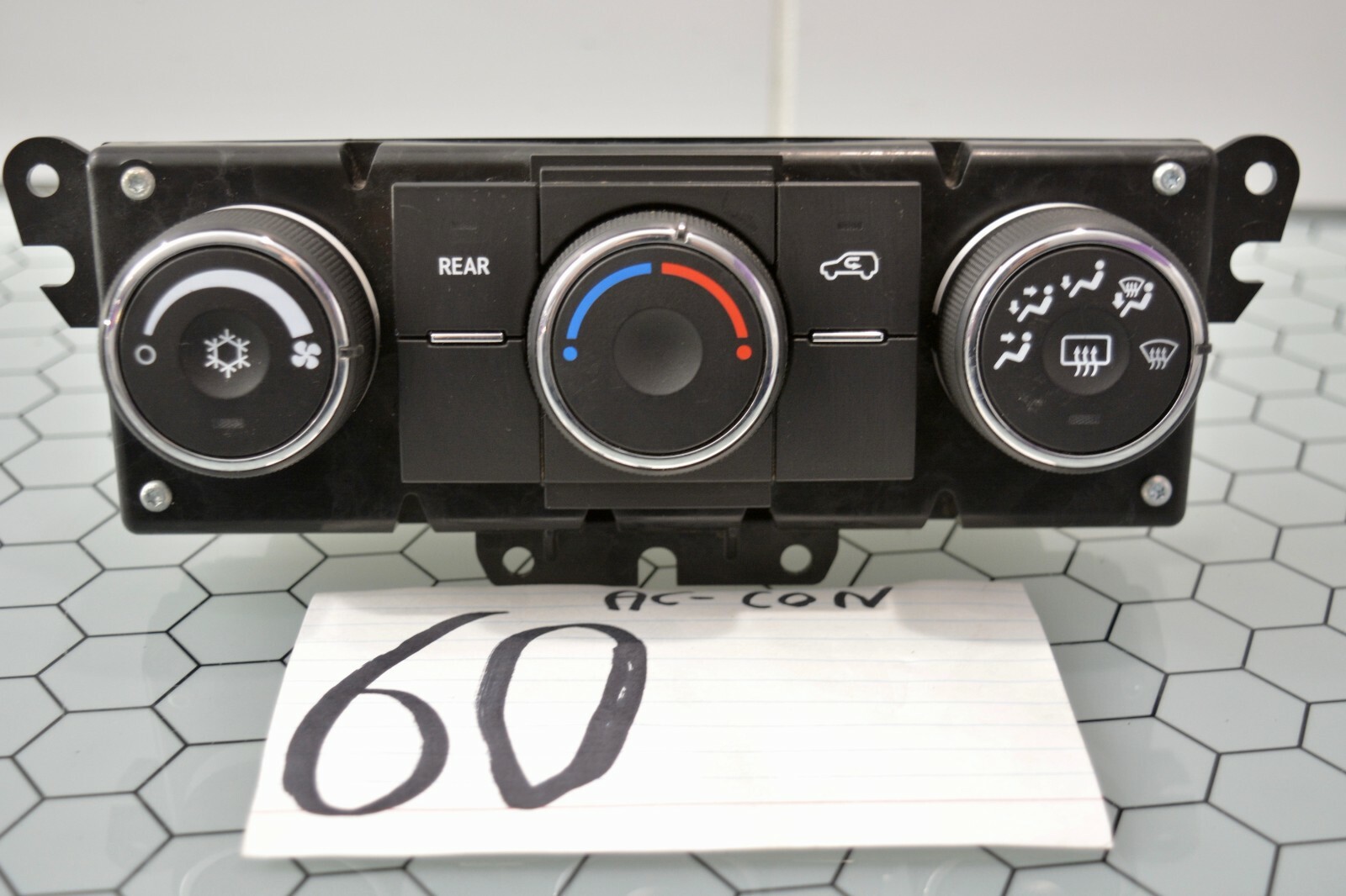 13 14 15 16 GMC Acadid AC and Heater Control Used Stock #60-AC
