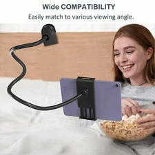 Floor Stand Gooseneck Holder-Universal Mount For iPad/Tablet/iPhone,360 Rotation