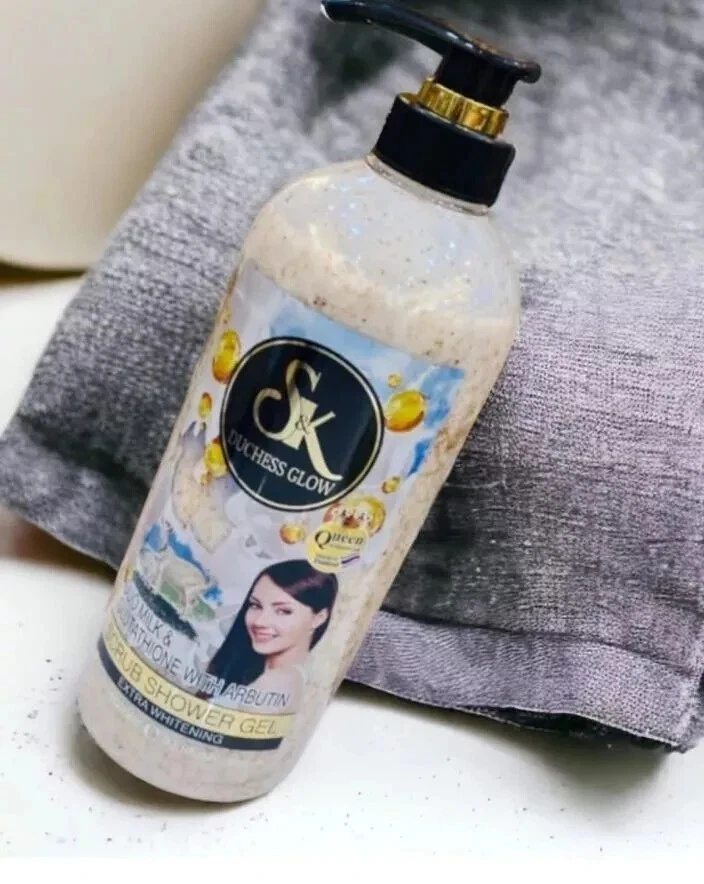 SK DUCHESS GLOW SCRUB SHOWER GEL DUO MILK & GLUTATHIONE & ARBUTIN 1000ml XXL