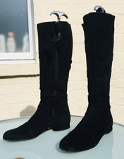 Bottes Cuissardes Elizabeth Stuart – Taille 37, Grises, En Suedine Ultra Confortables