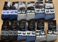 12 Paar Thermosocken Damen Muster Thermo Socken 35 - 38 StrüMpfe Wintersocken